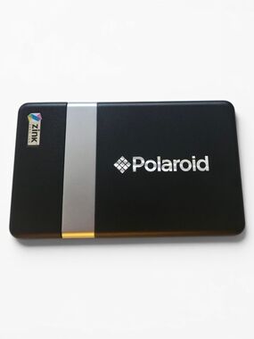 Polaroid Portable Photo Printer in Black with Silver Accent